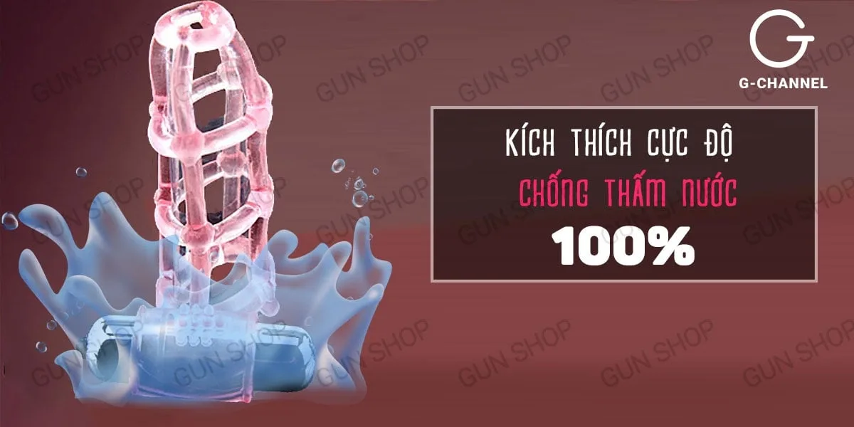 Bao cao su đôn dên lưới rung Baile Sweet Case tăng khoái cảm — ảnh 5