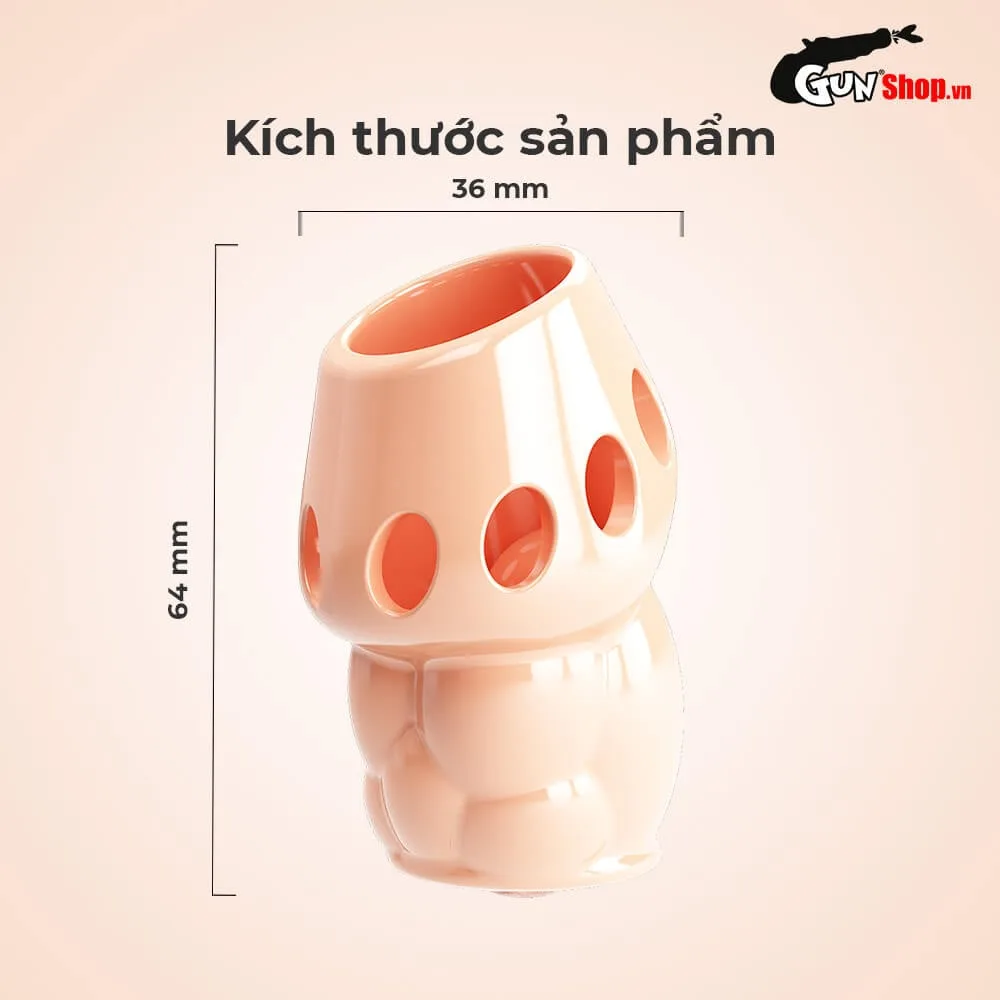 Bao cao su đôn dên Pretty Love Oscar hở đầu kích thích cực đỉnh — ảnh 3