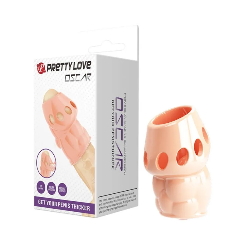 Bao cao su đôn dên Pretty Love Oscar hở đầu kích thích cực đỉnh