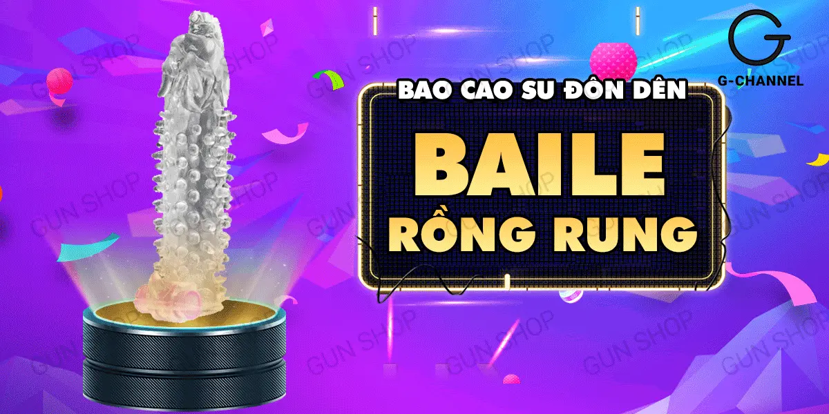 Bao cao su đôn dên Baile Rồng rung kích thích mạnh mẽ — ảnh 2