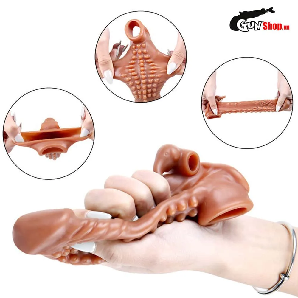 Bao cao su đôn dên rung Penis Extender — ảnh 4