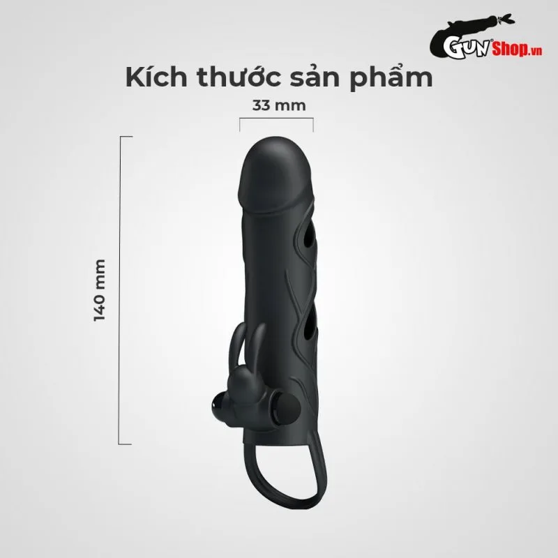Bao cao su đôn dên rung Pretty Love 5.5 inch an toàn thú vị — ảnh 3