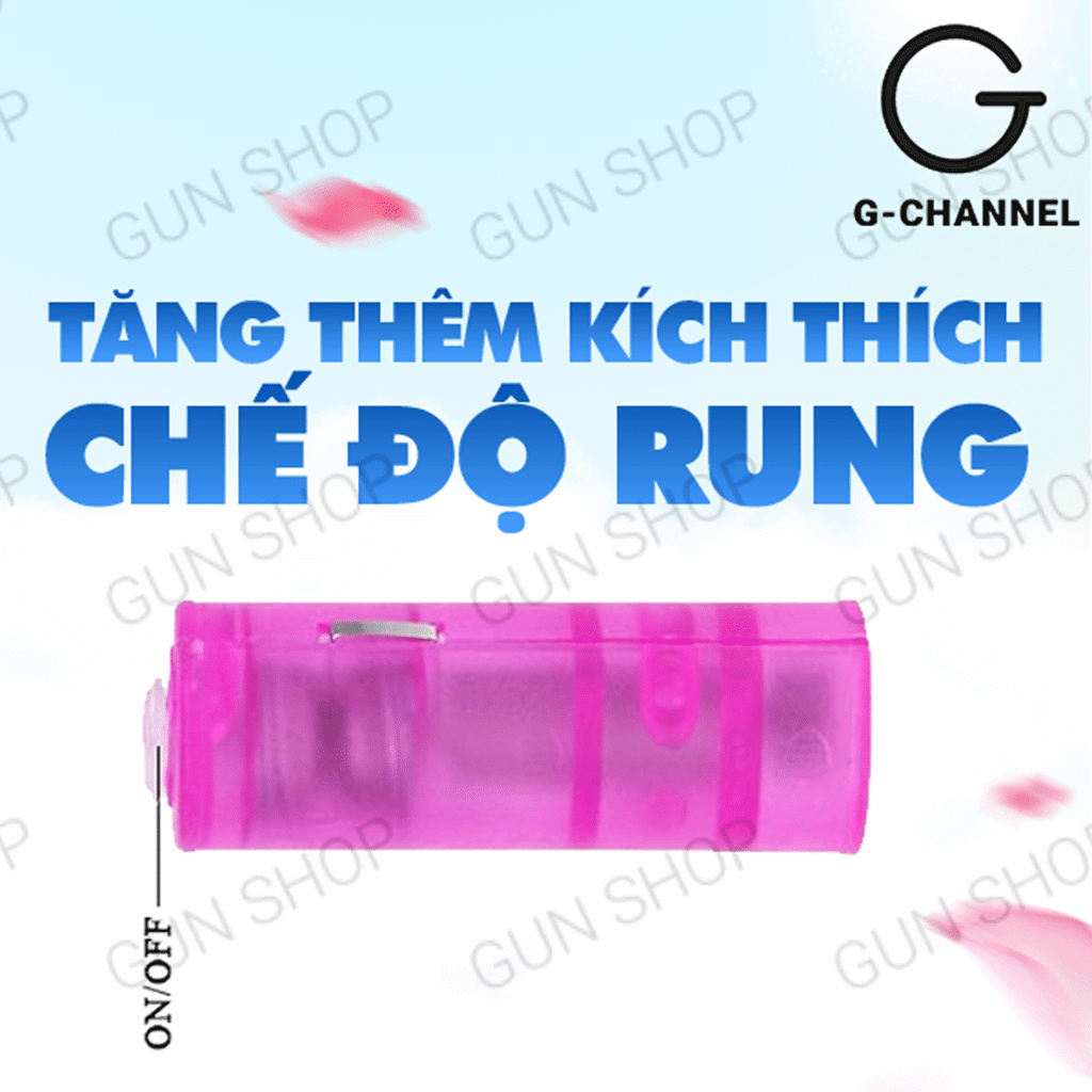 Bao cao su đôn dên rung Sleeve Cock Ring tăng hưng phấn kích thích — ảnh 5