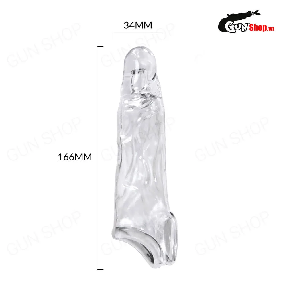 Bao cao su đôn dên tăng kích thước Aichao chim săn mồi - Trong suốt có tròng bìu — ảnh 3