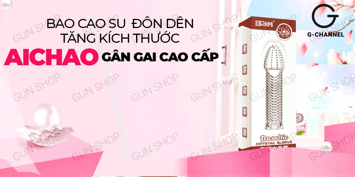 Bao cao su đôn dên Aichao gân gai tăng kích thước kéo dài quan hệ — ảnh 2