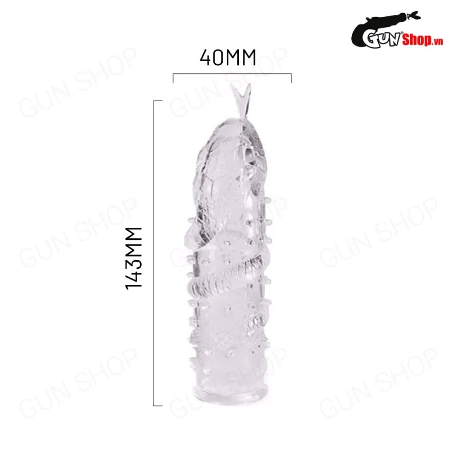 Bao cao su đôn dên Baile Mãng Xà tăng kích cỡ cực đỉnh — ảnh 3
