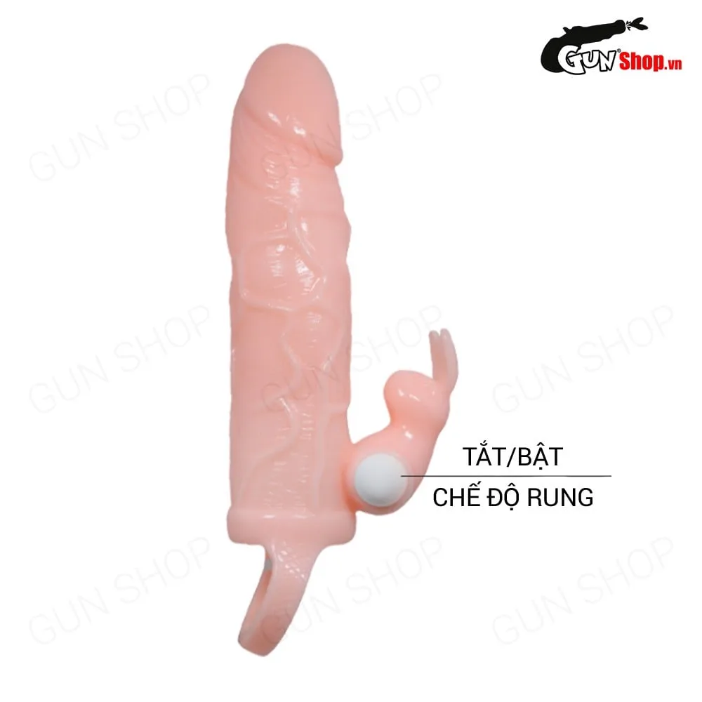 Bao cao su Braveman rung đầu và rung gốc nhánh phụ tai thỏ tăng khoái cảm có quai đeo — ảnh 5