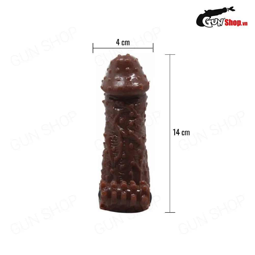 Bao cao su dên tăng kích thước có dây đeo Baile Braveman 14x4cm phát triển kích thích chọn ngay — ảnh 3