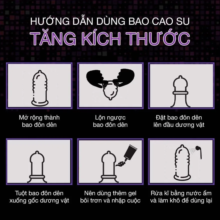 Bao cao su Baile Men Extension dây đeo tăng kích thước rung mạnh — ảnh 5