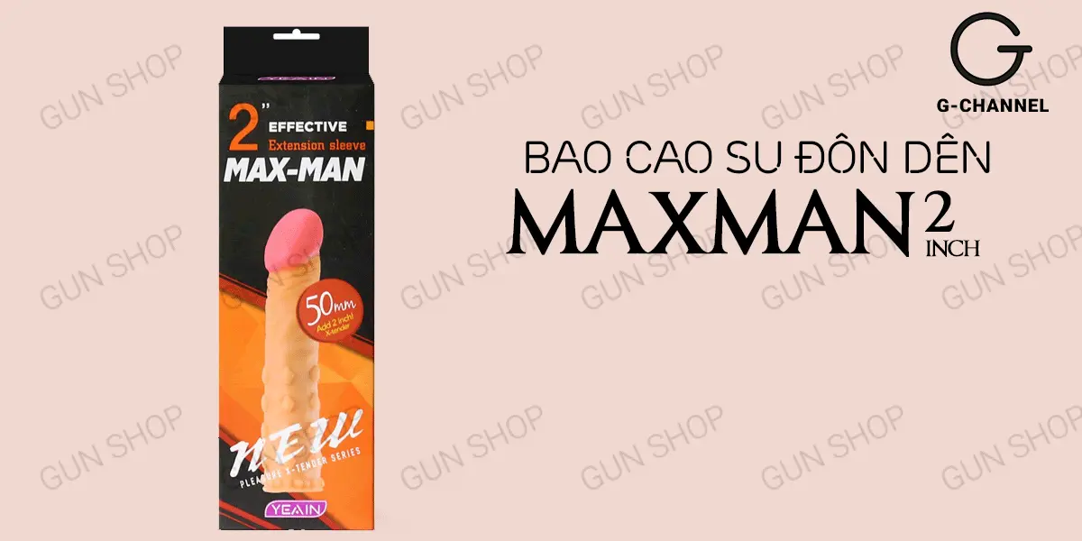 Bao cao su Yeain Maxman tăng kích thước, an toàn, kích thích — ảnh 2