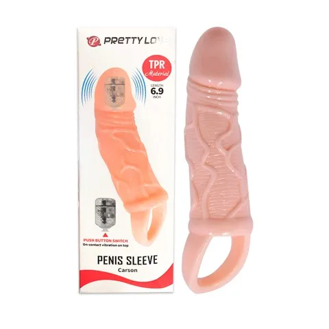 Bao cao su đôn dên Pretty Love tăng kích thước, rung mạnh, dây đeo