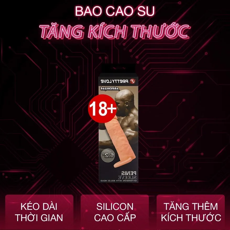 Bao cao su đôn dên Pretty Love Medium 6.2 siêu mềm mại kích thích mạnh — ảnh 4