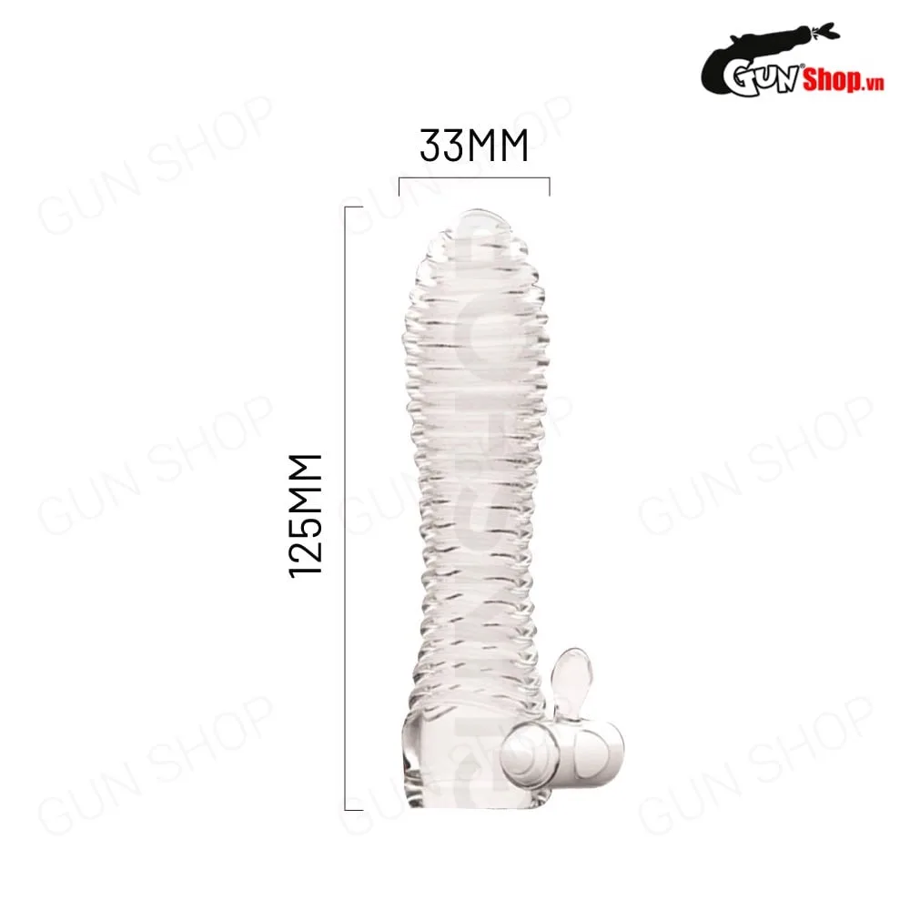 Bao cao su đôn dên tăng kích thước rung - Aichao Xanh — ảnh 3