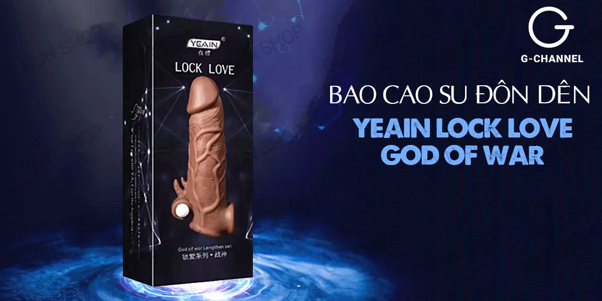 Bao cao su đôn dên rung Yeain Lock Love God of War tăng khoái cảm — ảnh 2
