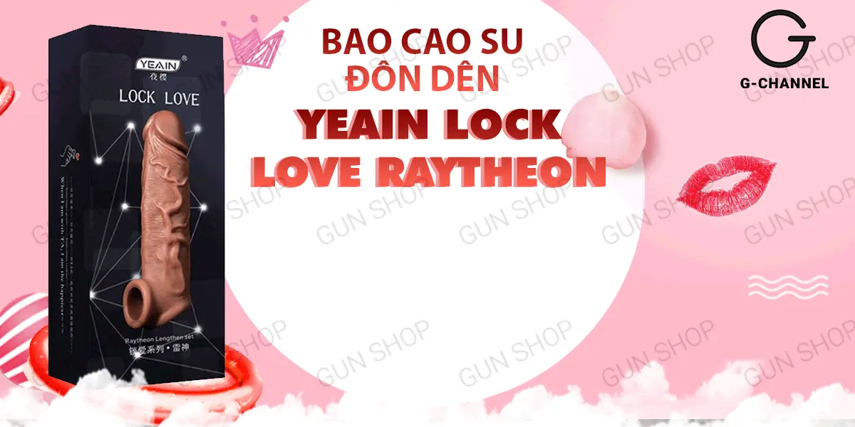 Bao cao su đôn dên Yeain Lock Love Raytheon tăng kích thước tự tin an toàn — ảnh 2