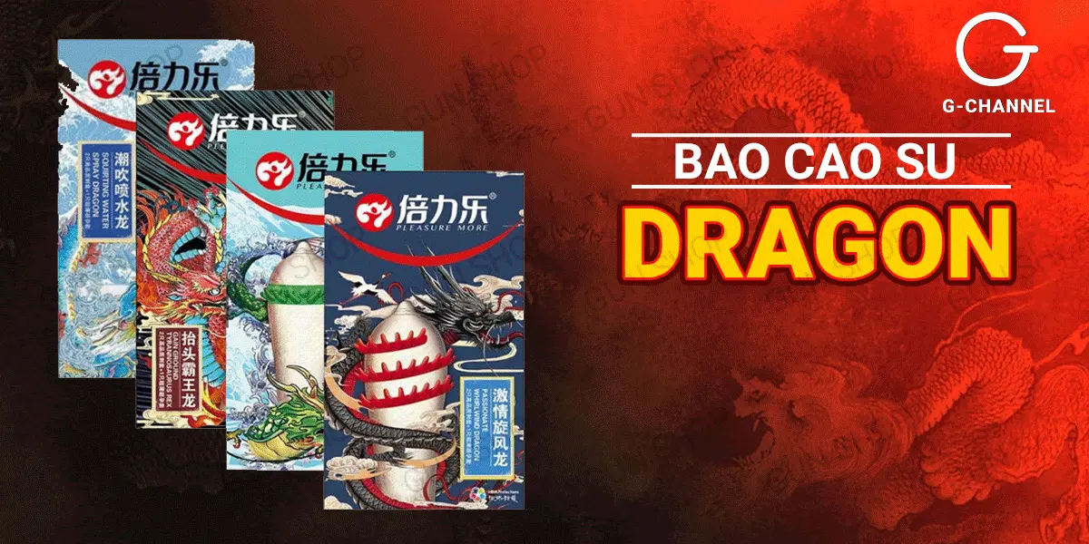 Bao cao su Dragon gân gai bi lớn tăng khoái cảm an toàn — ảnh 2