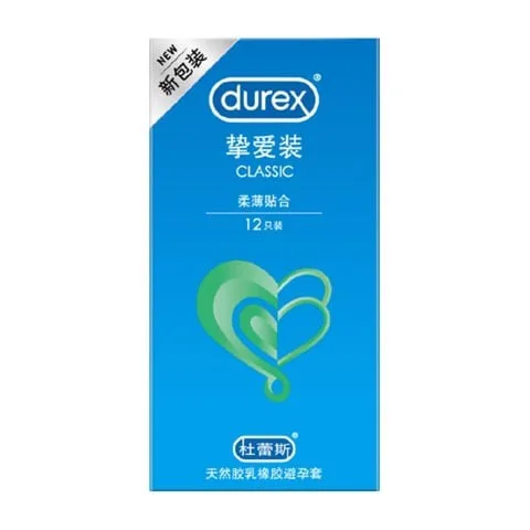 Bao cao su Durex Classic mềm mỏng an toàn hộp 12 cái mua ngay