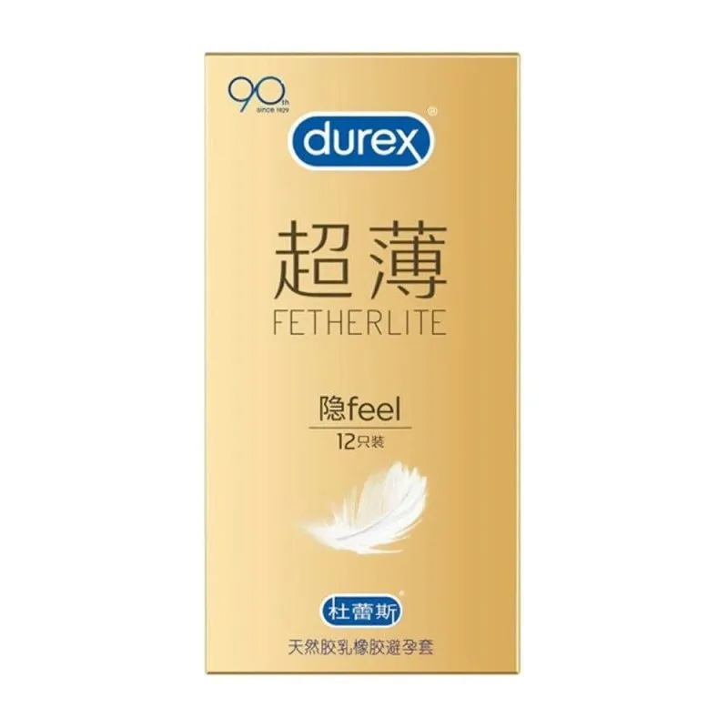 Bao cao su Durex Fetherlite siêu mỏng gel bôi trơn hộp 12 — ảnh 2