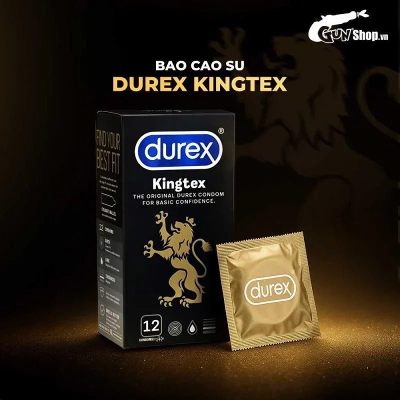 Bao cao su Durex Kingtex 49mm ôm sát Hộp 12 bao an toàn mượt — ảnh 4