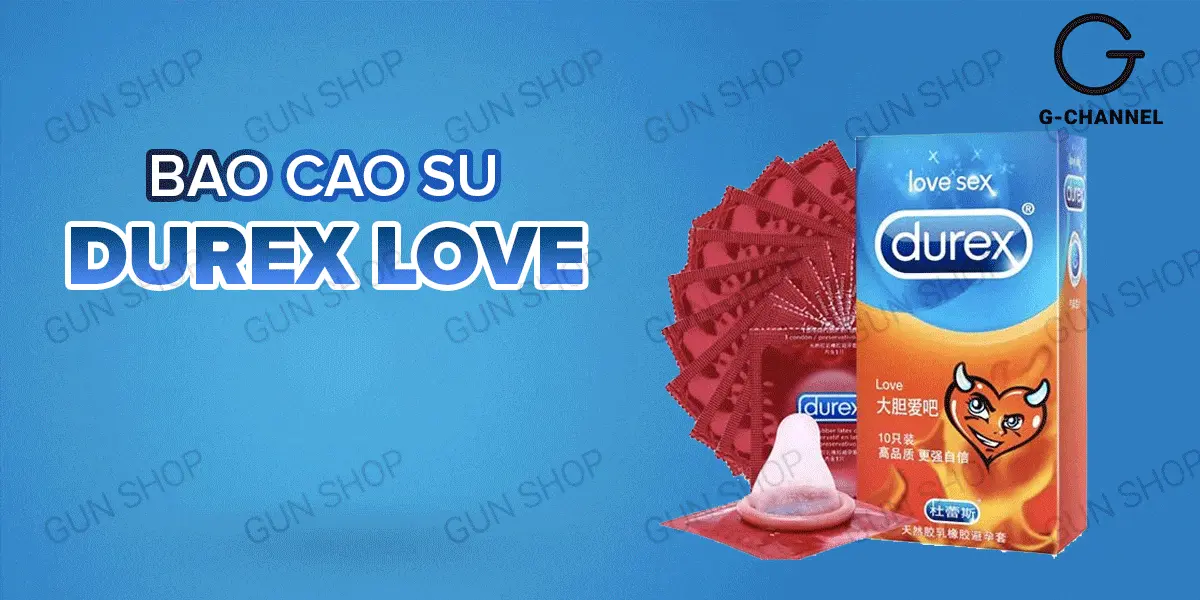 Bao cao su Durex Love siêu mỏng hương vani hộp 10 cái giá tốt — ảnh 2