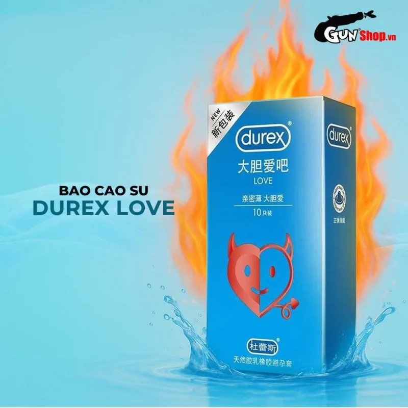 Bao cao su Durex Love siêu mỏng hương vani hộp 10 cái giá tốt — ảnh 4