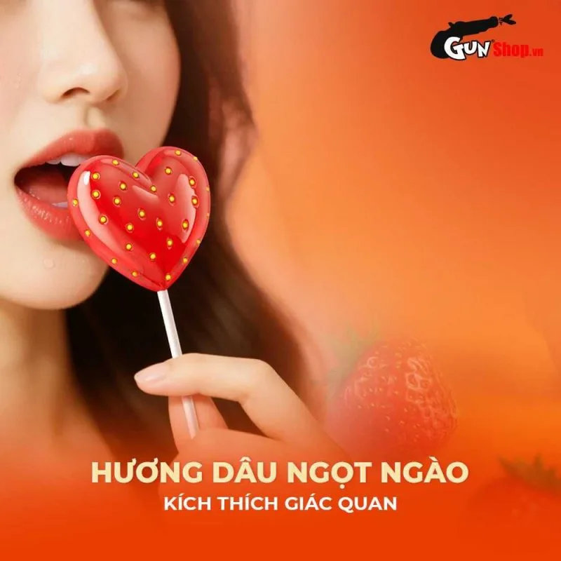 Bao cao su Durex hương dâu 56mm an toàn mềm mại hộp 12 cái — ảnh 4