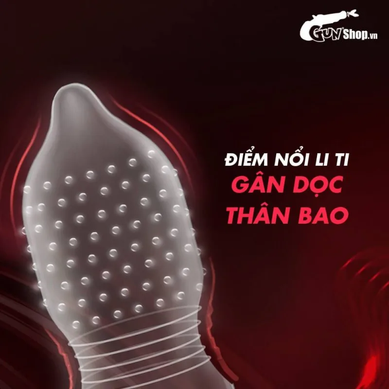 Bao cao su Feel Euphoria 4in1 kéo dài - Siêu mỏng - Hộp 12 — ảnh 5
