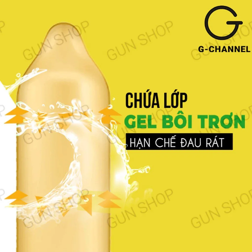 Bao cao su Gold gai bi hộp 2 cái an toàn thoải mái kích thích — ảnh 3