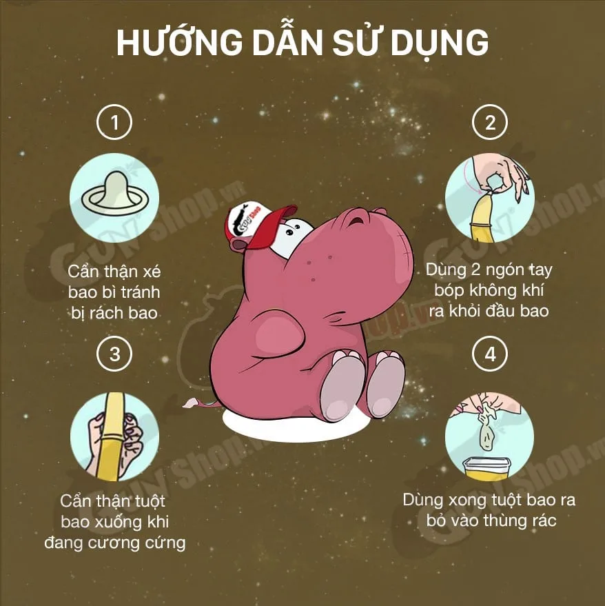 Bao cao su Gold gai gân tăng khoái cảm hộp 2 cái chính hãng — ảnh 4