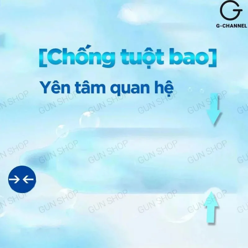 Bao cao su Gun siêu mỏng 0.03mm hộp 10 cái - An toàn, nhạy cảm — ảnh 6