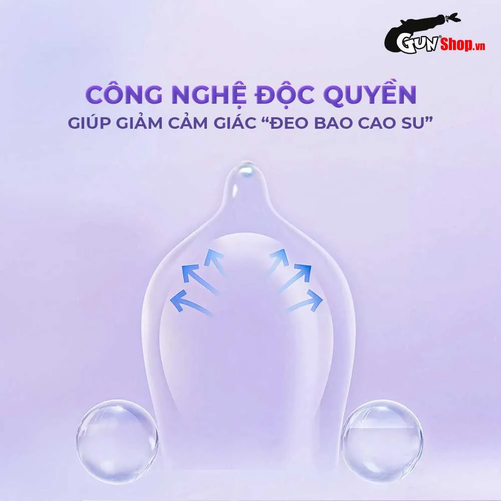 Bao cao su JEX Zone - Siêu mỏng chân thật, nhiều gel bôi trơn - Hộp 10 cái — ảnh 5
