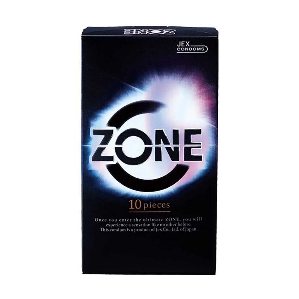 Bao cao su JEX Zone - Siêu mỏng chân thật, nhiều gel bôi trơn - Hộp 10 cái — ảnh 2