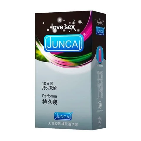 Bao cao su Juncai Performa hộp 10 kéo dài thời gian siêu bền
