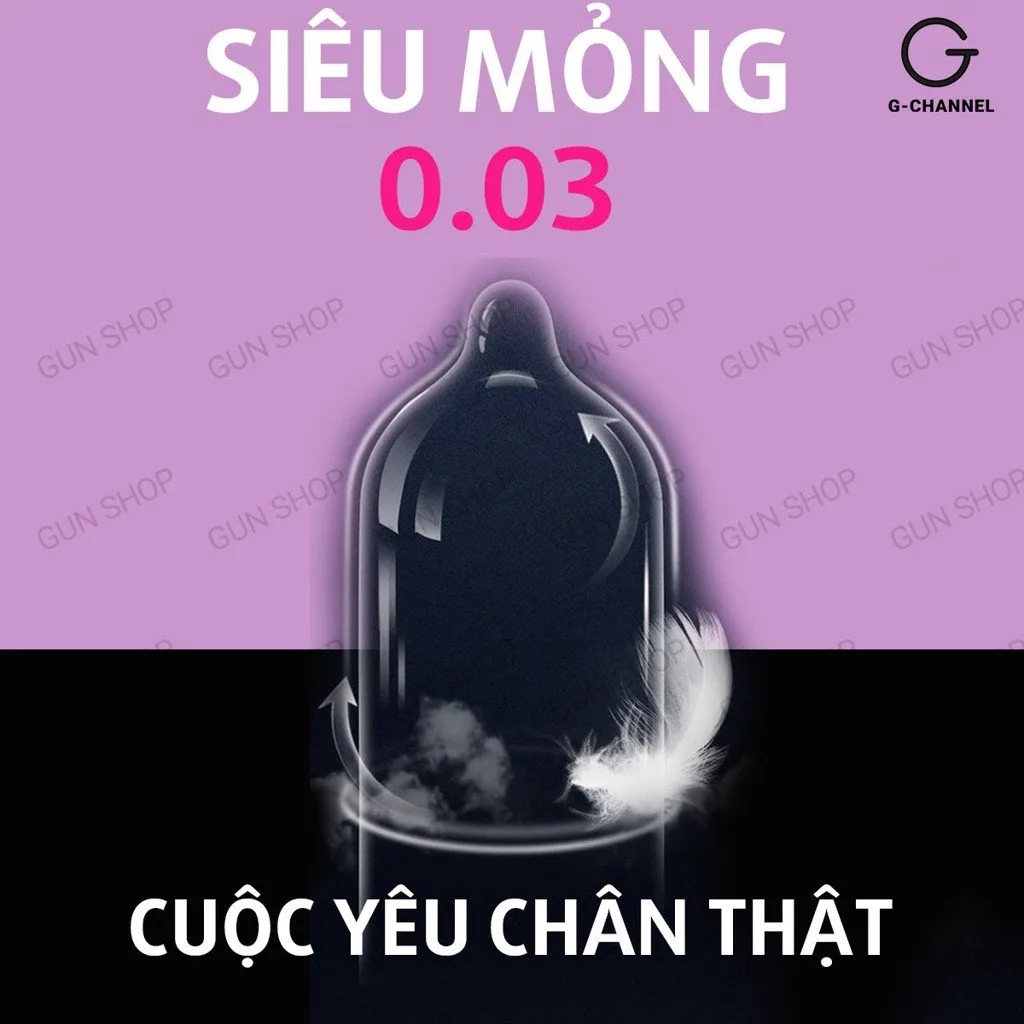 Bao cao su Kimono Hồng mỏng 0.03mm hương anh đào an toàn 12 cái — ảnh 4