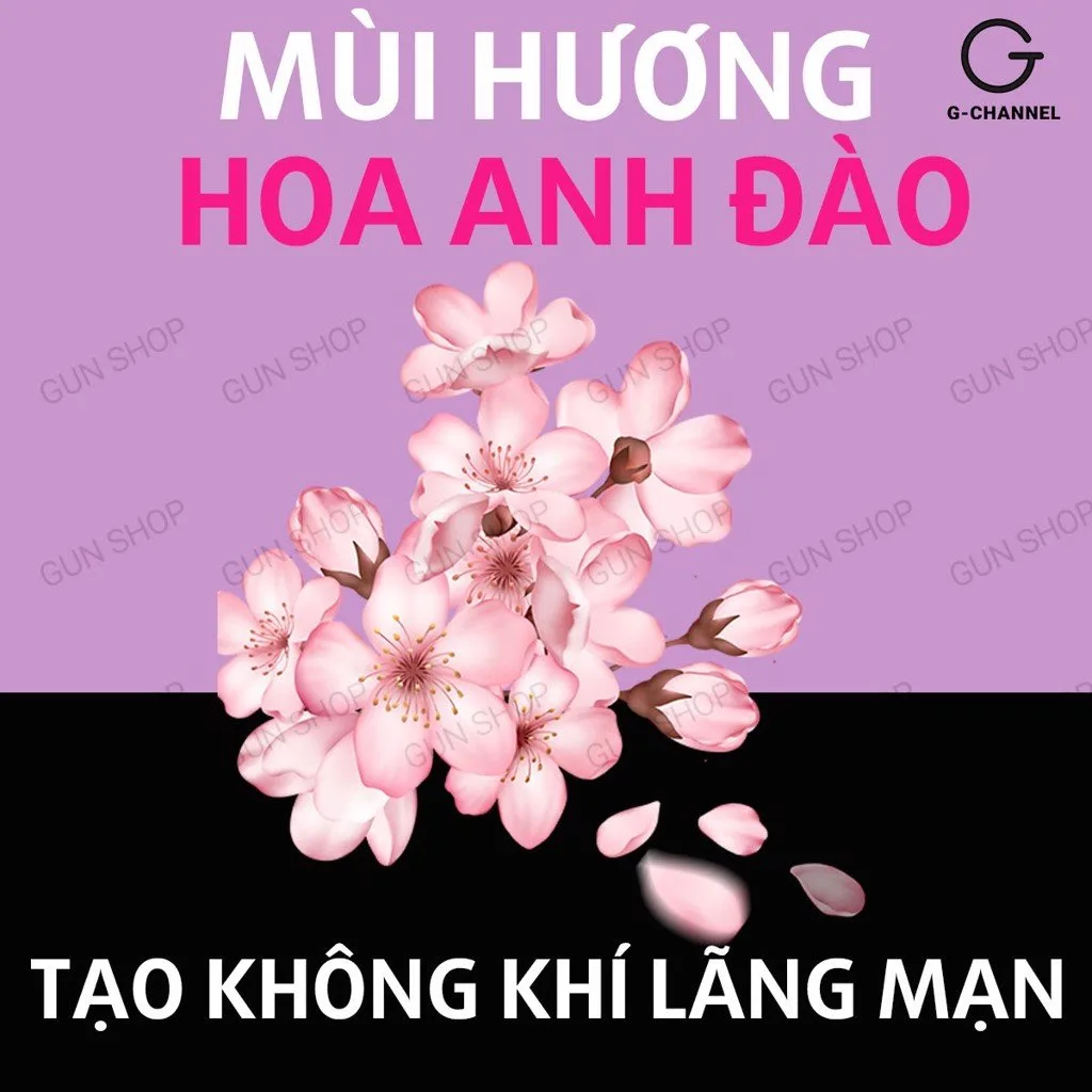Bao cao su Kimono Hồng mỏng 0.03mm hương anh đào an toàn 12 cái — ảnh 5