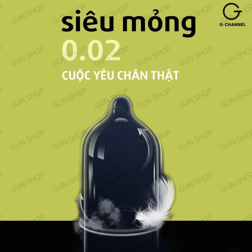 Kimono Vàng siêu mỏng 0.02mm an toàn BCS hộp 12 cái — ảnh 3