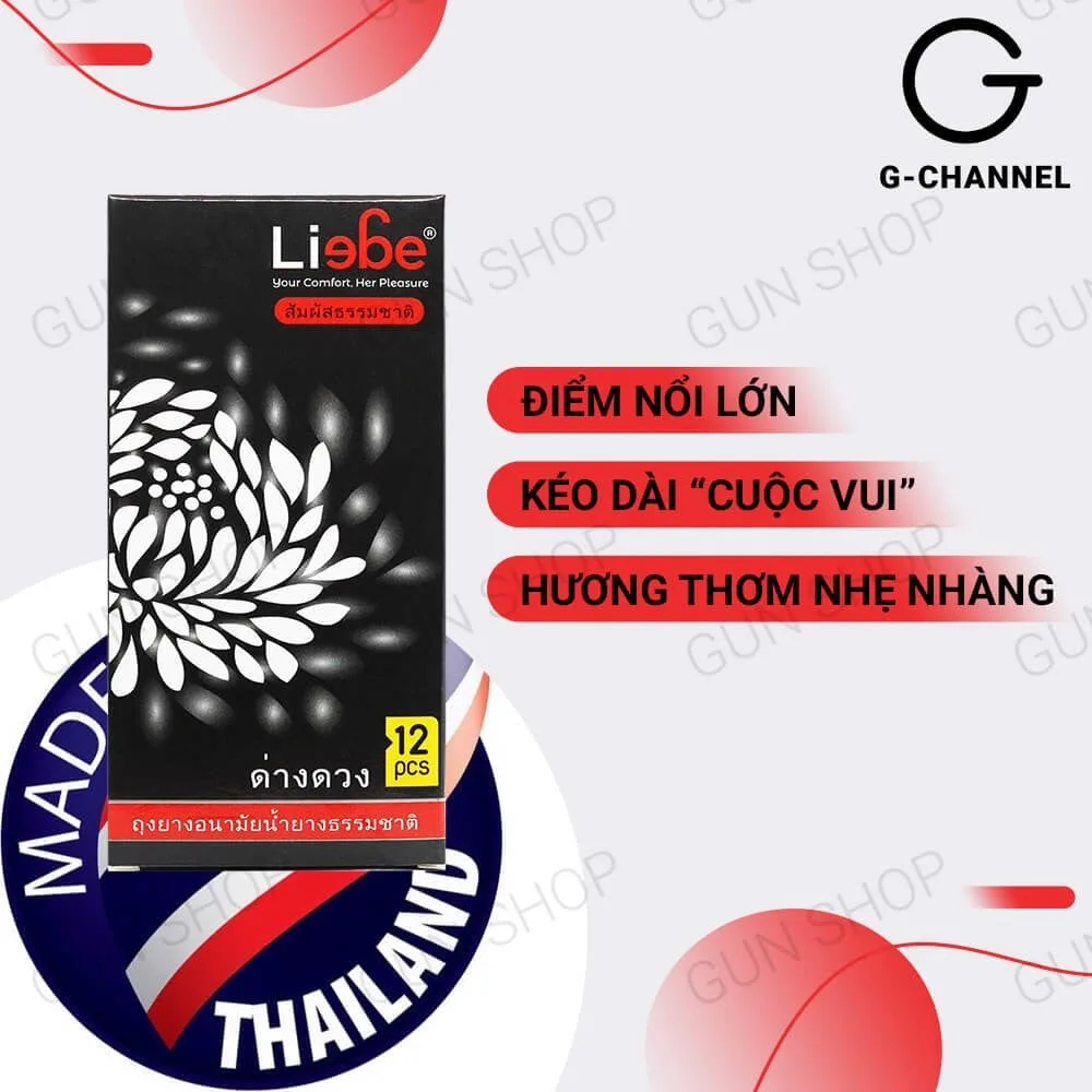 Bao cao su Liebe gai lớn an toàn thoải mái hộp 12 cái giá tốt — ảnh 3