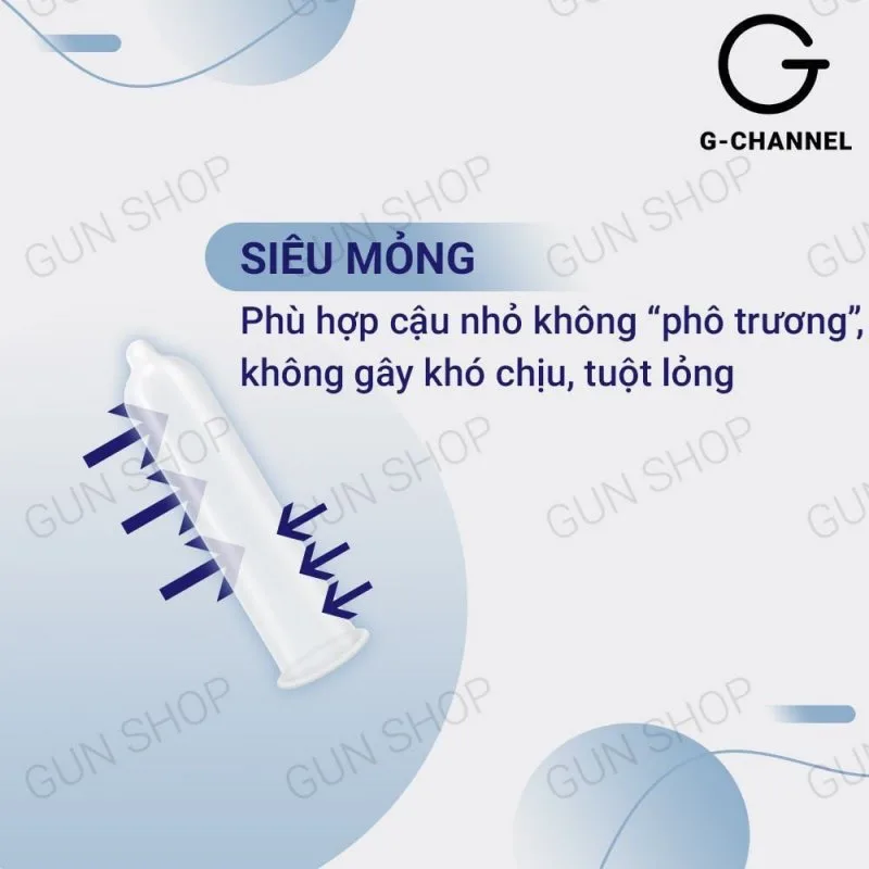 Bao cao su Liebe mỏng nhẹ 49mm, an toàn, mềm mại hộp 12 — ảnh 5