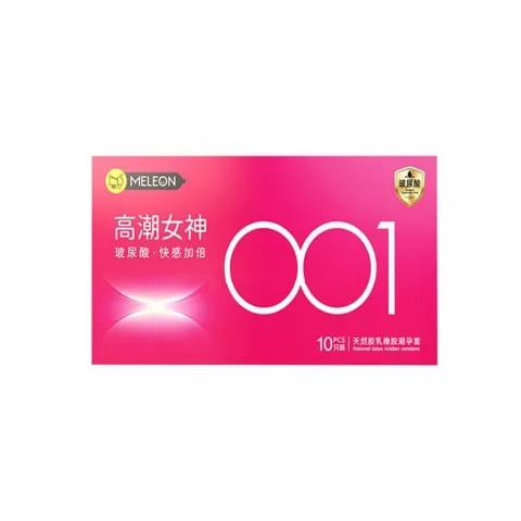 Bao cao su Meleon 001 Pink siêu mỏng gel HA hộp 10 cái giá tốt