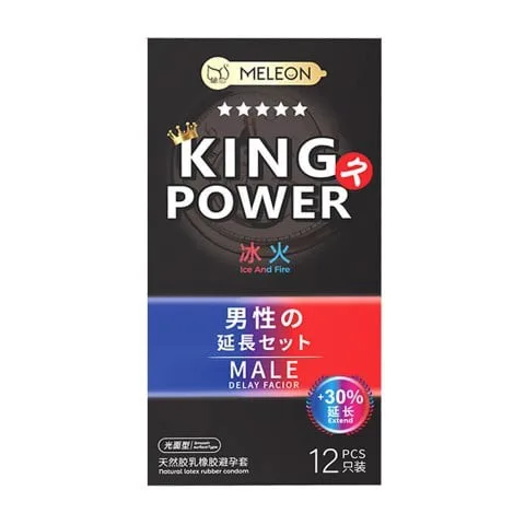 Bao cao su Meleon King Power Ice And Fire kéo dài 30% quà tặng