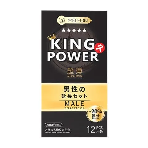 Bao cao su Meleon King Power siêu mỏng kéo dài thời gian 12 cái