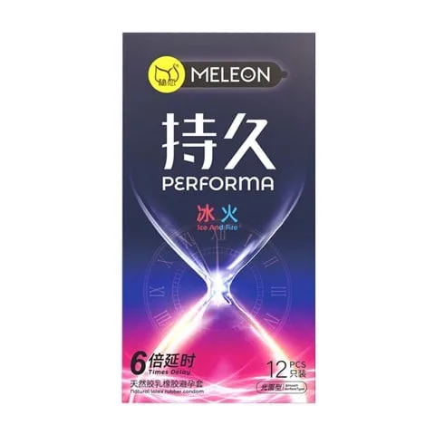 Bao cao su Meleon Performa Ice Fire Hộp kéo dài cực đỉnh