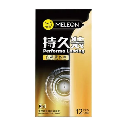 Bao cao su Meleon Performa Lasting Pro hộp 12 cái kéo dài lâu