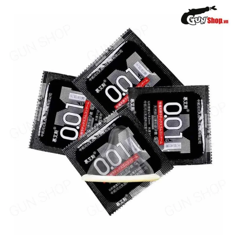 Bao cao su Muaisi 0.01 Đen - Siêu mỏng 0.01mm - Hộp 10 cái — ảnh 8