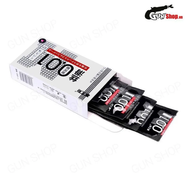 Muaisi 0.01 Trắng siêu mỏng, mượt mà, hộp 10 cái tiện lợi — ảnh 5