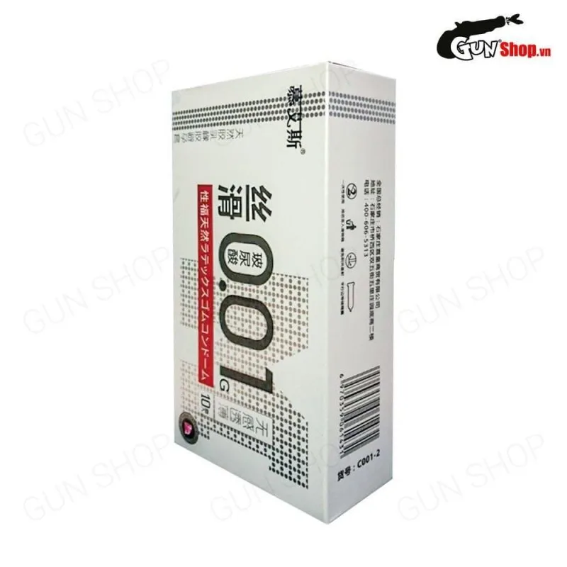 Muaisi 0.01 Trắng siêu mỏng, mượt mà, hộp 10 cái tiện lợi — ảnh 8