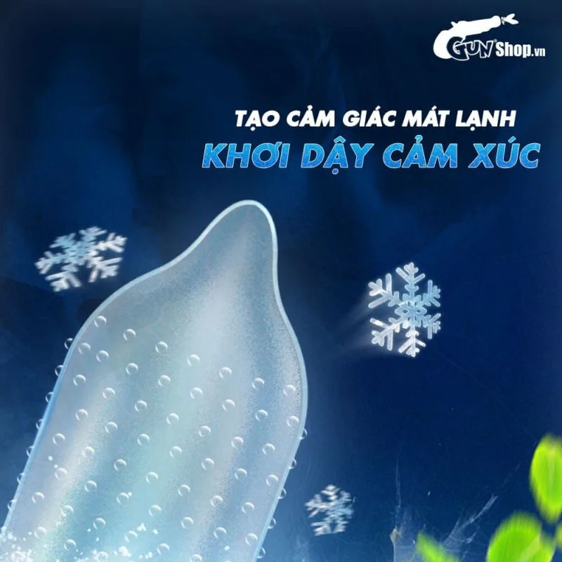 Bao cao su Muaisi Cool mát lạnh siêu mỏng - Hộp 10 cái giá tốt — ảnh 6