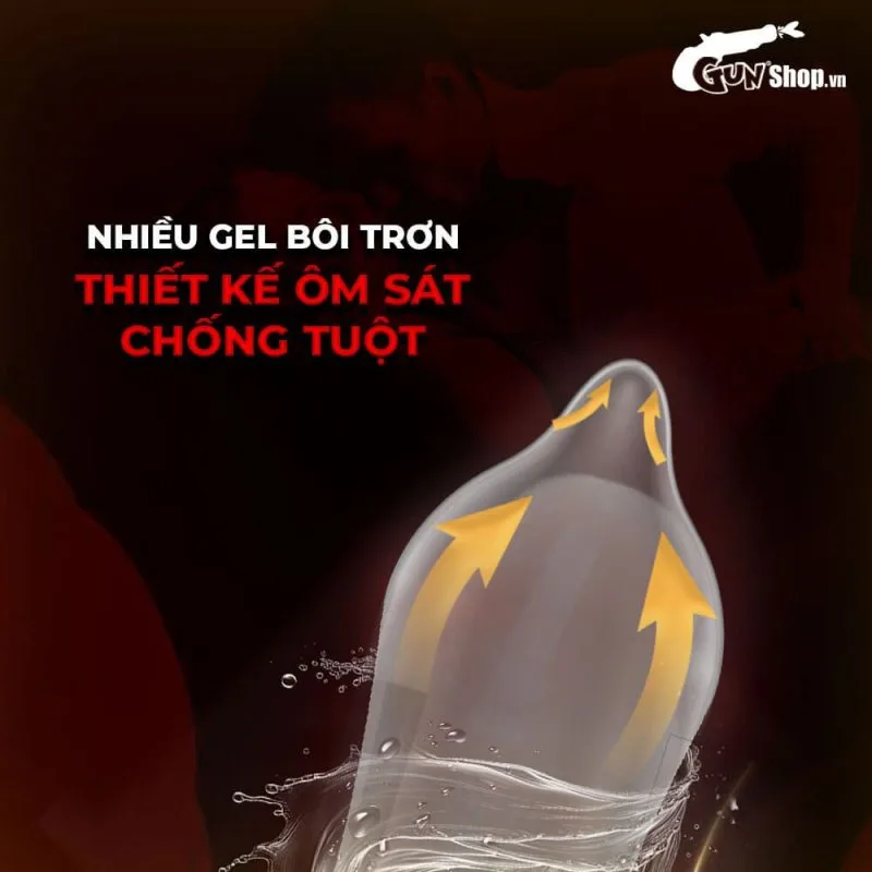 Muaisi Bao Cao Su Latex Nhập Khẩu Đỏ Kéo Dài 12 Cái Hộp — ảnh 5