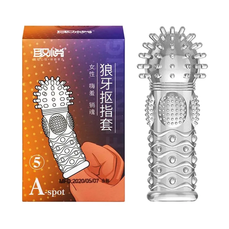 Bao cao su ngón tay Aichao A-spot 5 gai lớn tăng khoái cảm