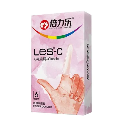 Bao cao su ngón tay Beilile Les-C hộp 8 cái an toàn uy tín